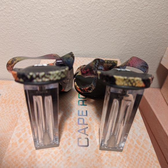 Snake Print Patterned Strappy Sexy Heel from Cape Robbin - Picture 9 of 15